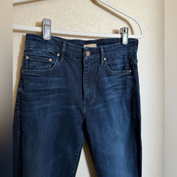 MOTHER High Waisted Looker Wash: Ink and Paper Size 27 - Picture 4 of 11